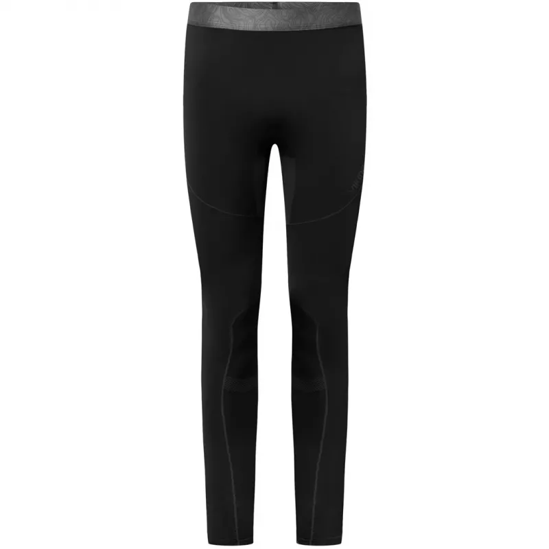 VIKING Gary Set Hombre Conjunto de ropa térmica de bambú, Talla M, Negro