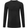 VIKING Gary Set Hombre Conjunto de ropa térmica de bambú, Talla M, Negro