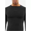 VIKING Gary Set Hombre Conjunto de ropa térmica de bambú, Talla M, Negro