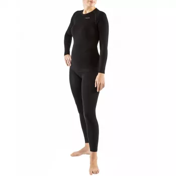 Viking Ritra Bamboo Conjunto de ropa térmica interior para mujer Negro XL