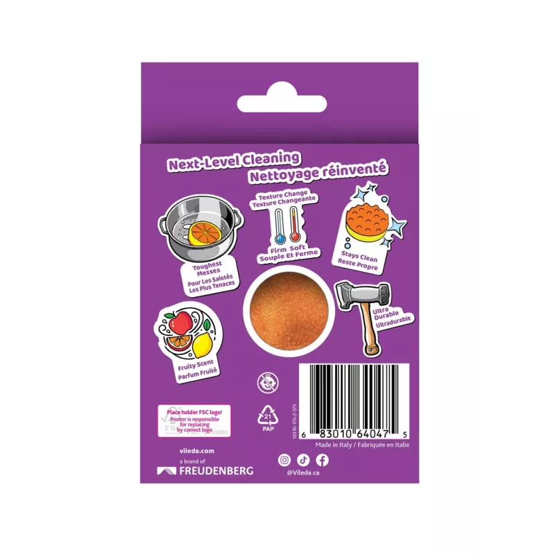 Vileda Punch Strong Orange estropajo, 1 ud.