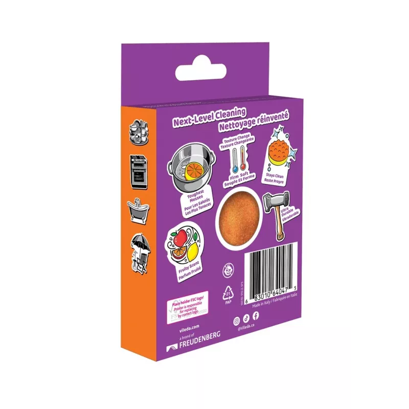 Vileda Punch Strong Orange estropajo, 1 ud.