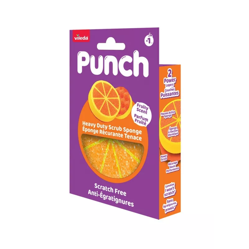Vileda Punch Strong Orange estropajo, 1 ud.