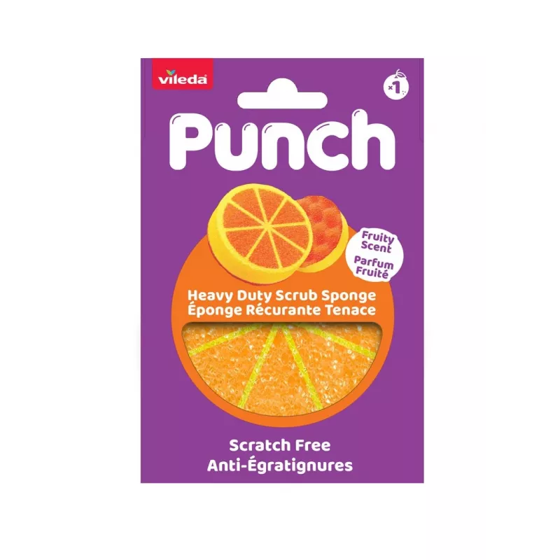 Vileda Punch Strong Orange estropajo, 1 ud.