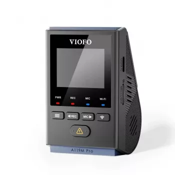 VIOFO A119M Pro Dashcam 2K QHD con Sony STARVIS 2 IMX675, GPS y Wi-Fi integrados, supercondensador, campo de visión de 140°, pantalla de 1,5