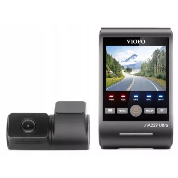 VIOFO A229 ULTRA 2CH-G GPS Cámara dash dual 4K delantera y 2K trasera
