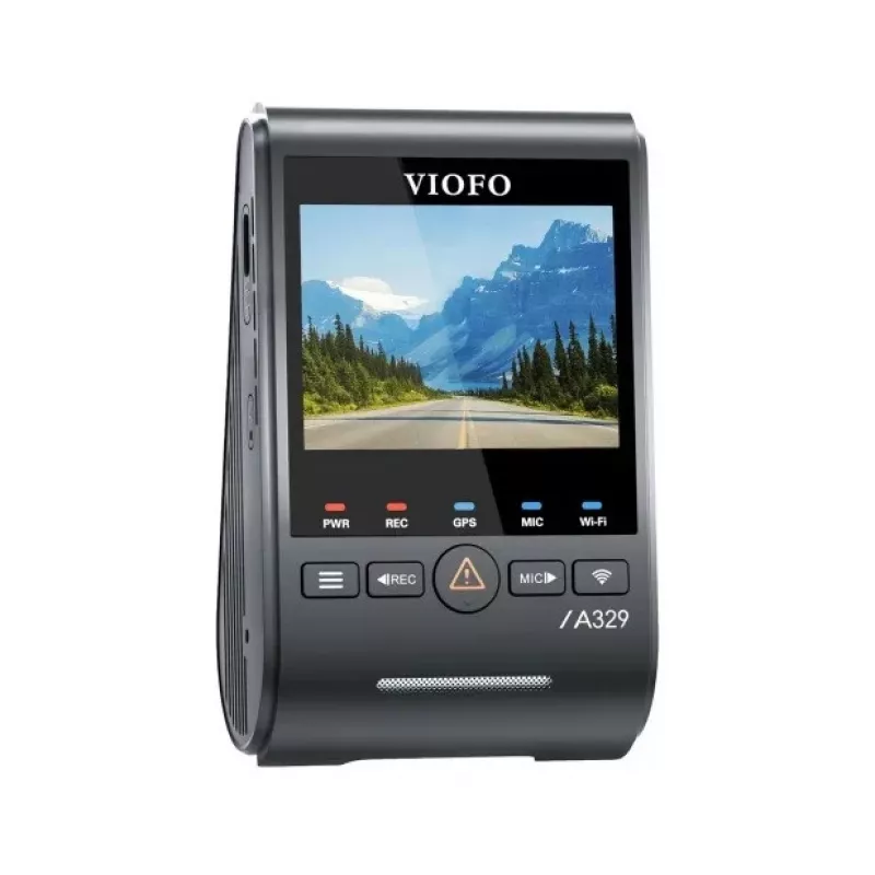 VIOFO A329S 1CH GPS Cámara de salpicadero 4K UHD con Sony STARVIS 2 IMX678, GPS integrado, Wi-Fi, modo aparcamiento, LCD de 2,4 pulgadas, supercondensador, hasta 512 GB