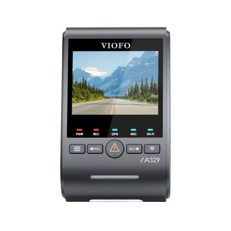 VIOFO A329S 1CH GPS Cámara de salpicadero 4K UHD con Sony STARVIS 2 IMX678, GPS integrado, Wi-Fi, modo aparcamiento, LCD de 2,4 pulgadas, supercondensador, hasta 512 GB