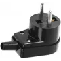 VIPLAST 220-05 Enchufe angular 16A 250V IP20 negro