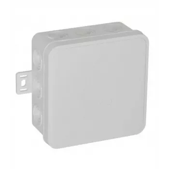 VIPLAST V6 Click caja de derivación de superficie, 12 entradas de cable, vacía, blanca, IP54, 85x85x41mm, 036-01