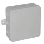VIPLAST V7 Klik caja de empalme de superficie, vacía, 12 entradas de cable, blanca, IP54, 100x100x41 mm