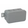 VIPLAST V8 Klik Caja de empalme de superficie, vacía, 8 entradas de cable, gris, IP54, 80x45x41mm, 038-03