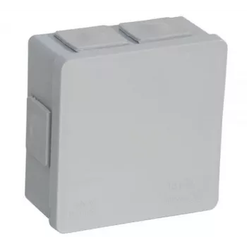 VIPLAST VP-02 carcasa de superficie, 6 entradas de cable, IP55, gris, 86x86x40mm