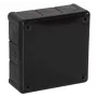 VIPLAST VP-51 Caja de derivación vacía de superficie, 12 entradas de cable, IP55, negra, 118x118x46 mm, 051-05