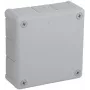 VIPLAST VP-51 Caja de derivación de superficie, 12 entradas, gris, IP55, 118x118x46 mm