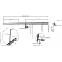 Vision VFM-MNU/P4X55 Kit de montaje para videowall de alta carga para 4 pantallas LCD de 50-55 pulgadas, vertical, pared/raíl, negro