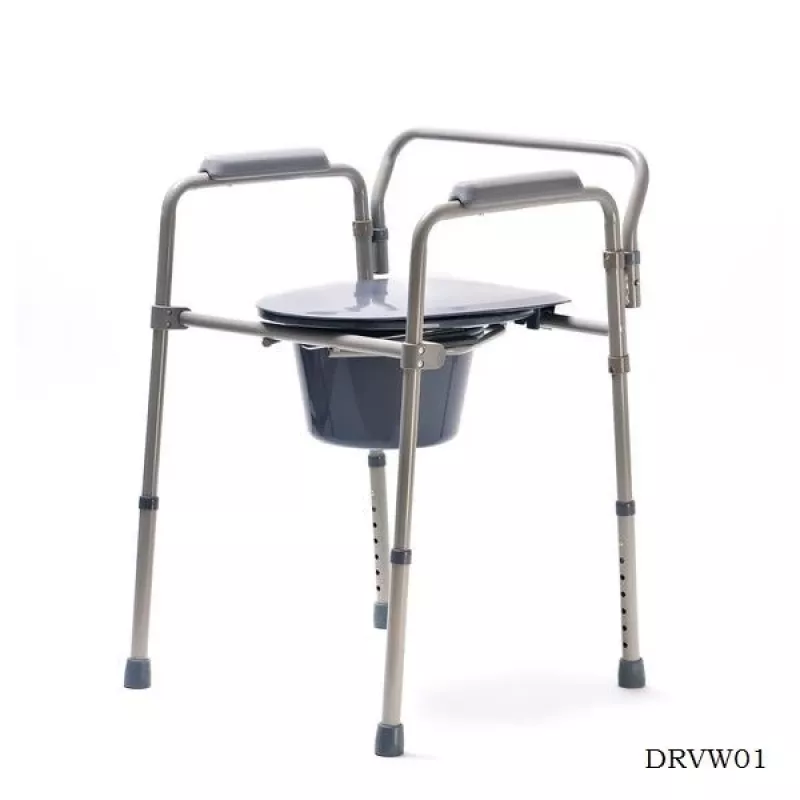 VITEA CARE MDH DRVW02 Silla de inodoro plegable con altura ajustable