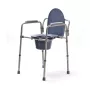 VITEA CARE MDH DRVW02 Silla de inodoro plegable con altura ajustable