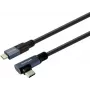 Vivolink PROUSBCMM10A cable USB-C a USB-C en ángulo 1m 10Gbps 100W 4K