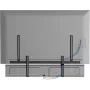 Vivolink Estante universal flexible para montaje en TV VLMSBSHELF – estante de acero para barras de sonido y dispositivos multimedia, carga de 6 kg, fijación sin herramientas, negro