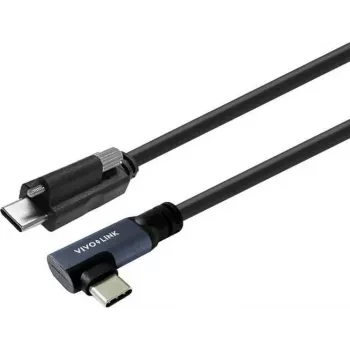 Vivolink cable USB-C a USB-C, en ángulo, para uso profesional (PROUSBCMMS8A)