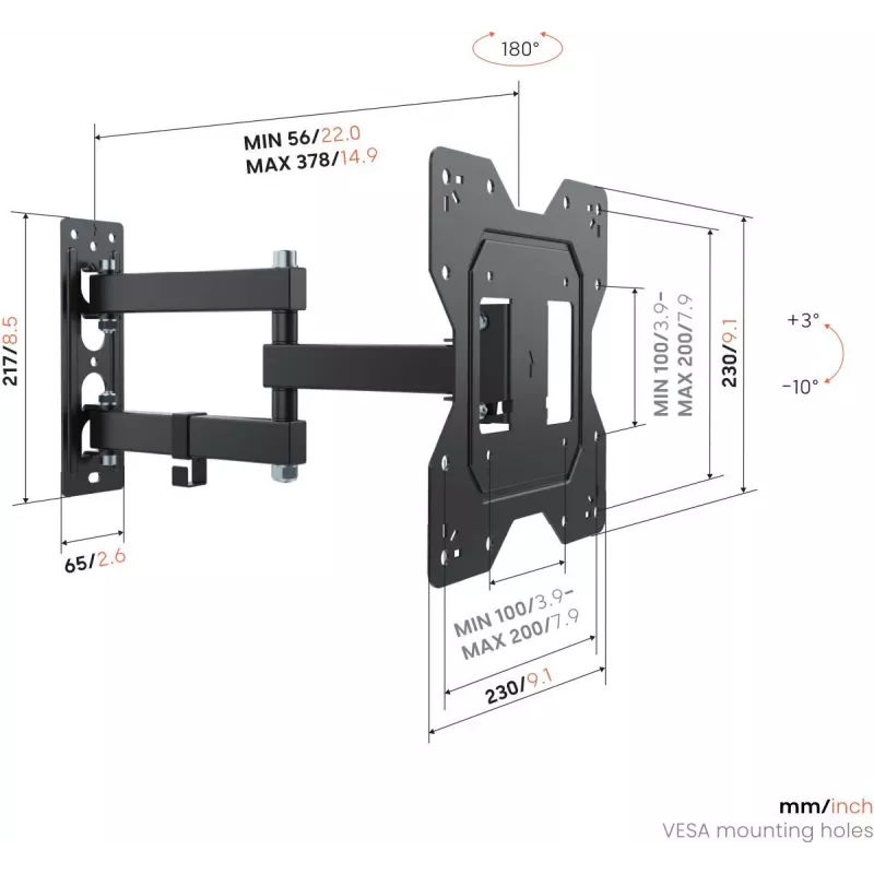 Vogels Up 2043 Soporte de movimiento completo S
