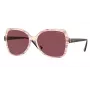 VOGUE VO5488S30625Q Gafas de sol de mujer butterfly - montura rosa transparente, lentes degradadas violeta oscuro, 56 mm