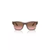 VOGUE VO5557S313614 Gafas de sol de mujer - Montura gris transparente, lentes gris oscuro, 54 mm
