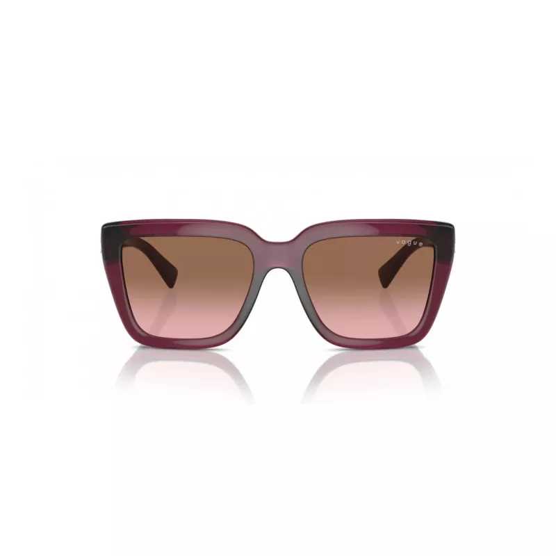 VOGUE VO5575SB29891 Gafas de sol rectangulares de mujer habana marrón degradado 55mm