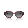VOGUE VO5576SB2989T Gafas de sol mujer ojo de gato - Montura rosa transparente, lentes gris oscuro, 52 mm