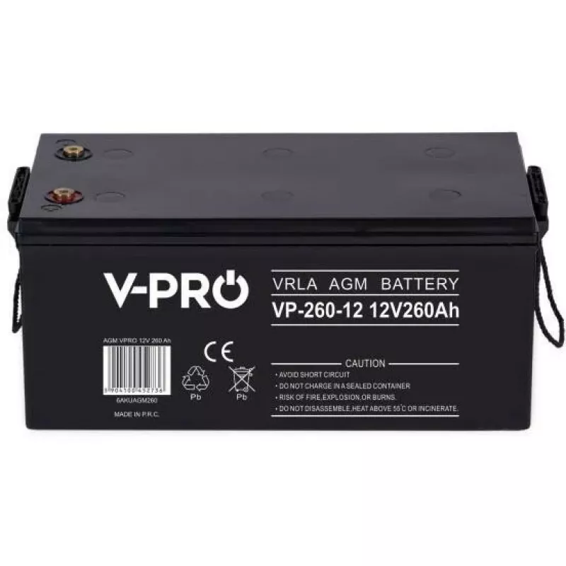 VOLT POLSKA AGM VPRO Batería 12V 260Ah