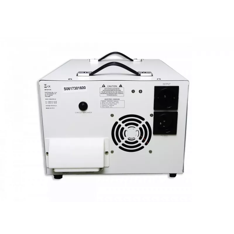 Volt Polska AVR Pro 10000VA estabilizador de tensión servo 3%