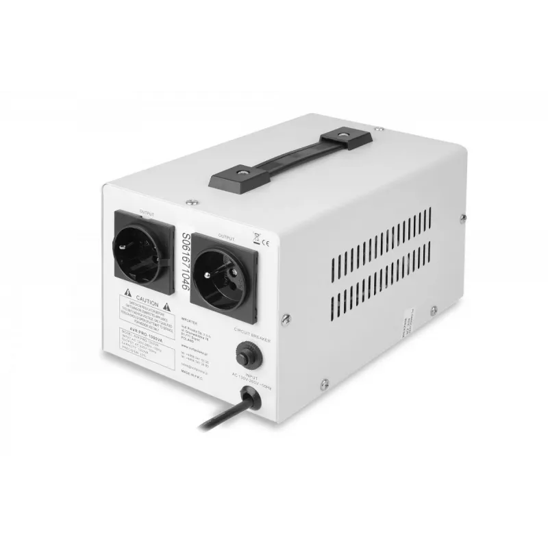 Estabilizador de tensión servo Volt Polska AVR Pro 1000VA con precisión del 3%