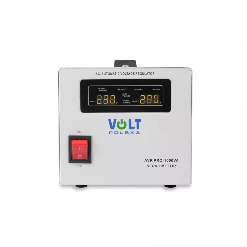 Estabilizador de tensión servo Volt Polska AVR Pro 1000VA con precisión del 3%