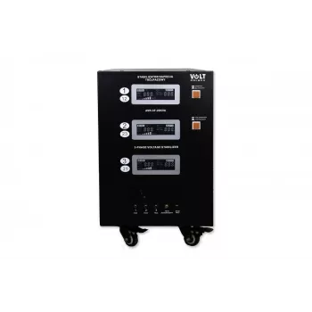 VOLT POLSKA AVR PRO 25000VA Estabilizador de tensión trifásico automático 3% precisión servomotor