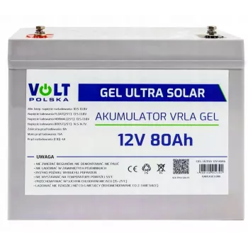 Batería Volt Polska Gel VPRO 12V 80Ah