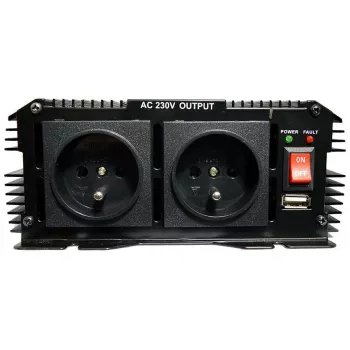 VOLT POLSKA IPS 1700/3400 Inversor de onda sinusoidal pura 12V DC a 230V AC 1700W continuos / 3400W pico