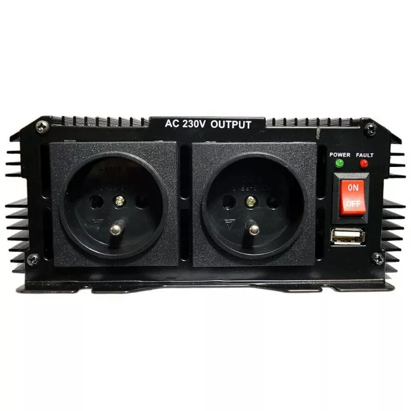 VOLT POLSKA IPS 1700/3400 Inversor de onda sinusoidal pura 12V DC a 230V AC 1700W continuos / 3400W pico