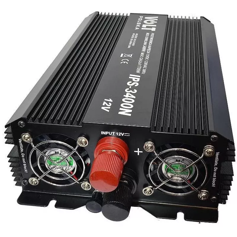 VOLT POLSKA IPS 1700/3400 Inversor de onda sinusoidal pura 12V DC a 230V AC 1700W continuos / 3400W pico