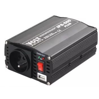 Inversor de potencia VOLT POLSKA IPS-500 PLUS 24V / 230V 350/500 W