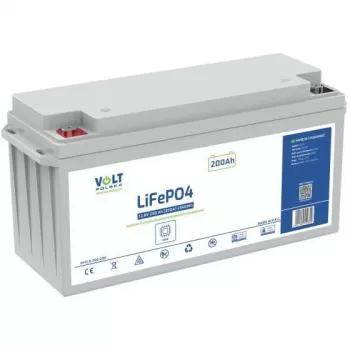 VOLT POLSKA Batería de litio hierro fosfato LiFePO4 12,8V 200Ah 200A