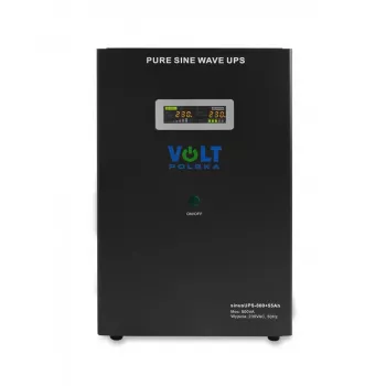 VOLT POLSKA SINUS UPS 800 + 55Ah sistema de alimentación ininterrumpida (500/800W)