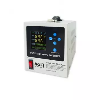 Inversor-cargador-SAI VOLT POLSKA SINUSPRO 850E PLUS 2/230V (500/850W) para baterías AGM, GEL, LiFePO4