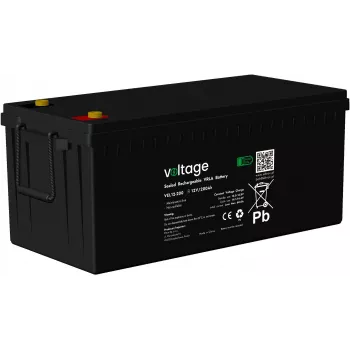 VOLTAGE pila AGM Long Life 12V 200Ah VEL12-200 (vida útil de diseño 15 años)