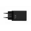 Voltage Cargador GaN 67W de pared, PD 3.0 / QC 3.0, 2x USB-C y 1x USB-A, enchufe EU, negro