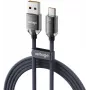 VOLTAGE PureCrystal Cable USB-A a USB-C 66W 2m Negro