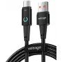 VOLTAGE VEKA66AC100BK PowerAngle Cable 66W PD USB-A a USB-C 1m Negro