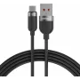 VOLTAGE VEKS66AC100BK Cable USB-A a USB-C de silicona 66W PD 100cm negro