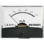 VOLTCRAFT AM-60X46/1MA/DC instrumento de medición analógico empotrable, corriente continua 0-1 mA, bobina móvil, 46x60 mm