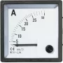 VOLTCRAFT AM-72X72/25A instrumento de medición analógico para montaje, hierro móvil, 0-25 A AC, 72x72 mm, clase 1.5